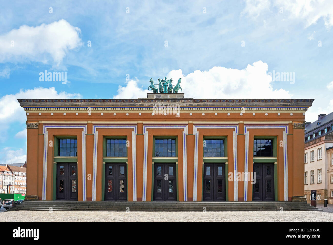 Copenhague, Danemark - 12 Avril 2015 : Musée Thorvaldsen Banque D'Images