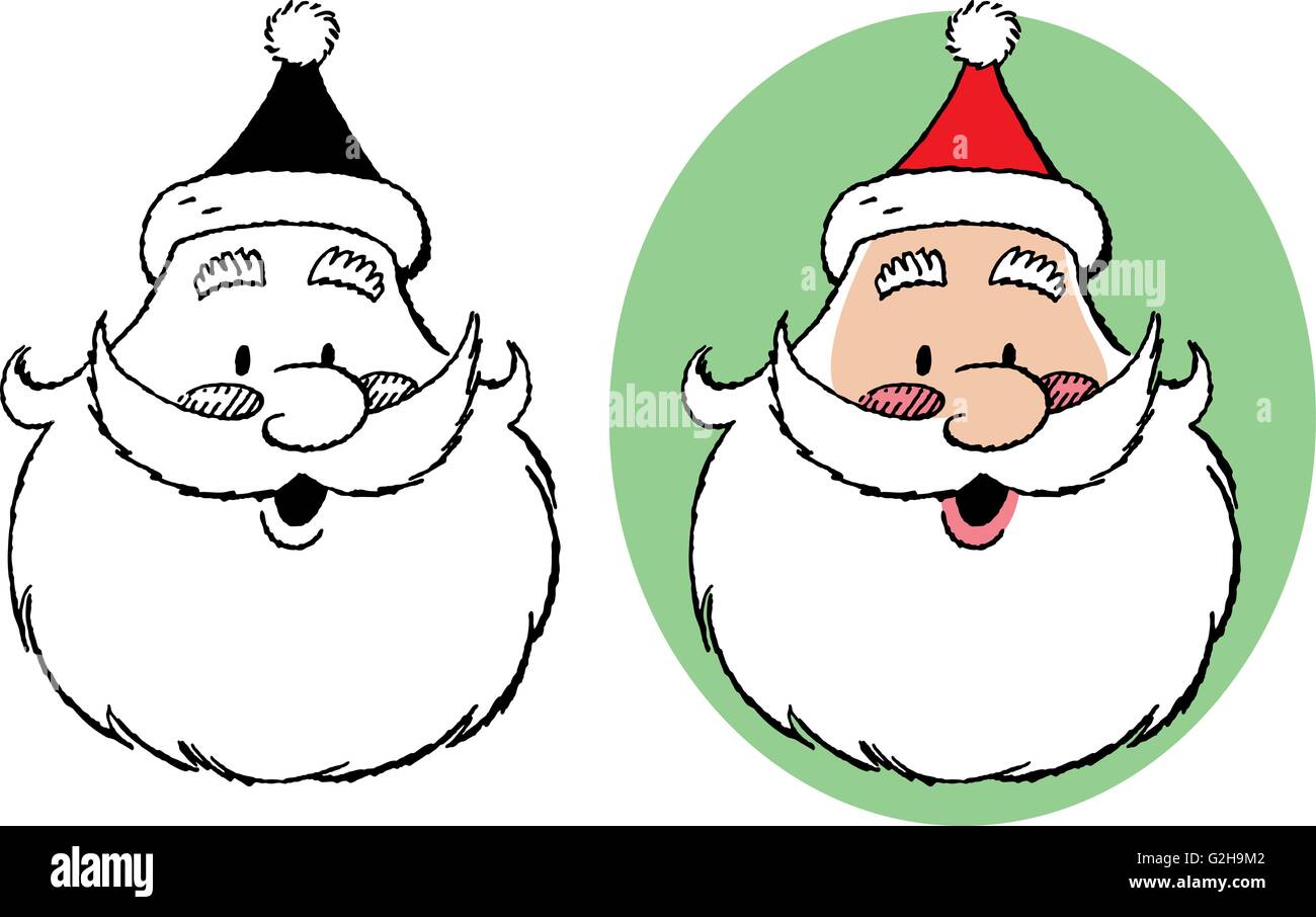 Pere noel dessin Banque de photographies et d’images à haute résolution