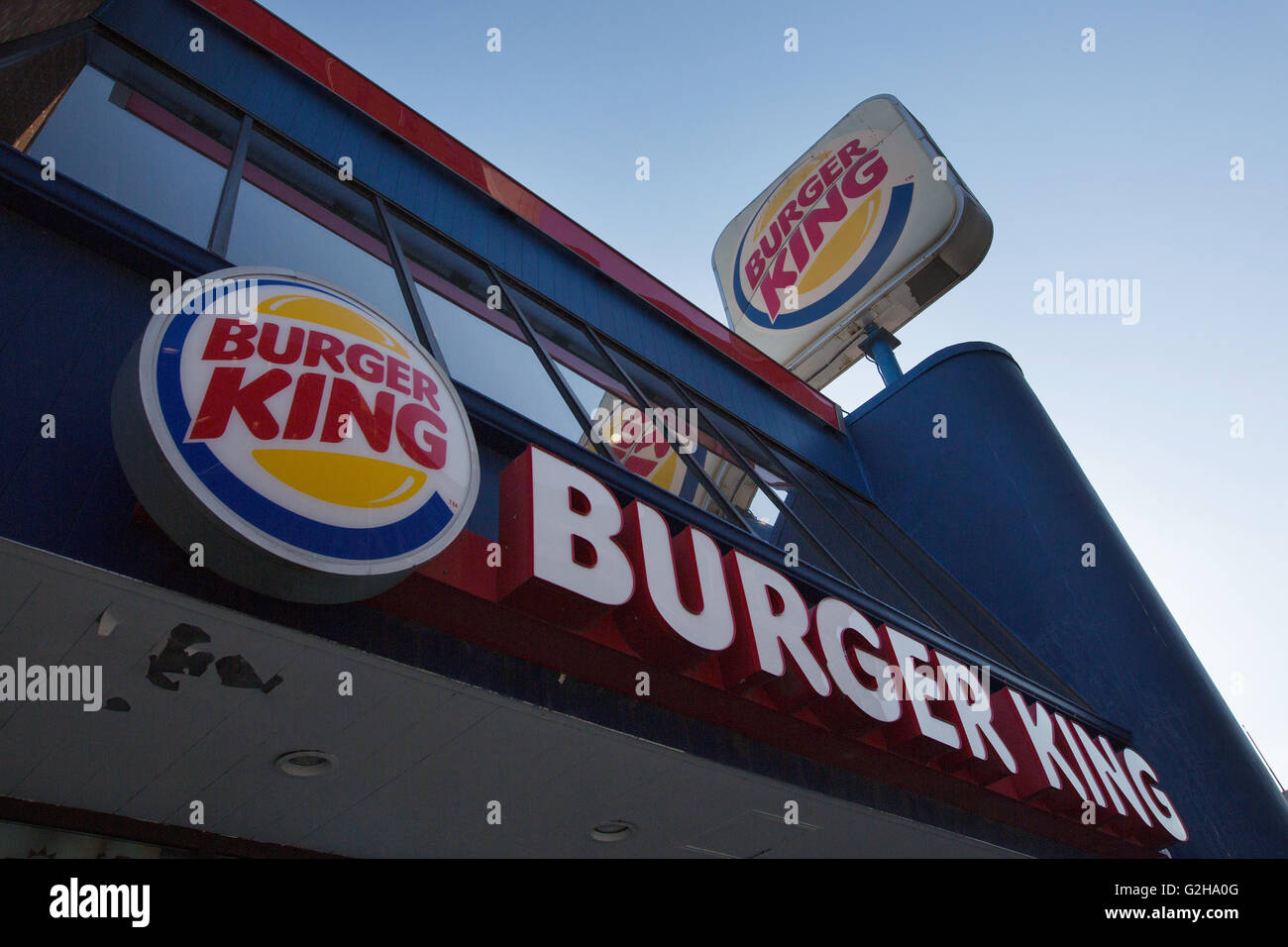 Restaurant Burger King au centre-ville de Kingston (Ontario), le 28 mai 2016. Banque D'Images