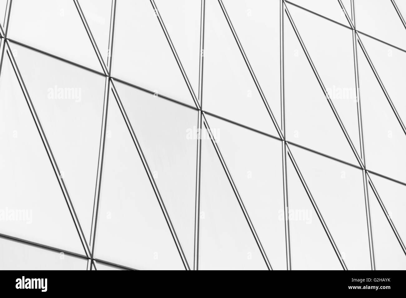 Modèle architectural abstrait 3d illustration Banque D'Images