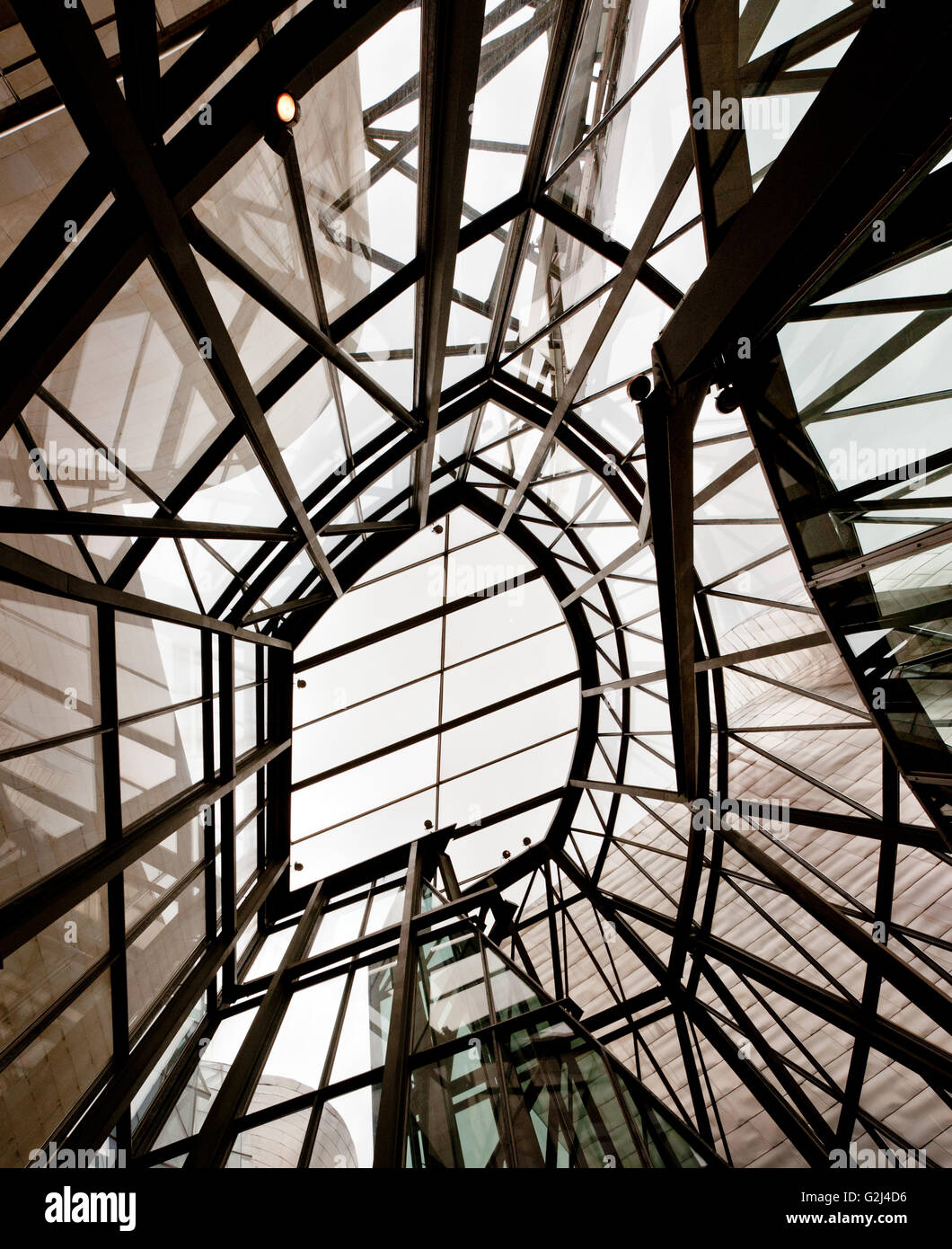 L'intérieur, Guggenheim Museum, Bilbao, Espagne Banque D'Images