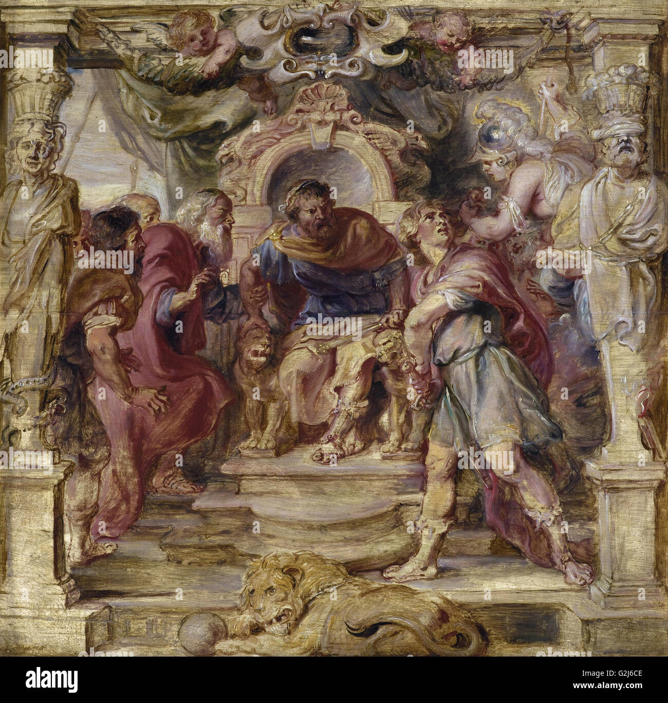 Peter Paul Rubens - La colère de AchillesMuseum Boijmans Van Beuningen de Rotterdam - Banque D'Images