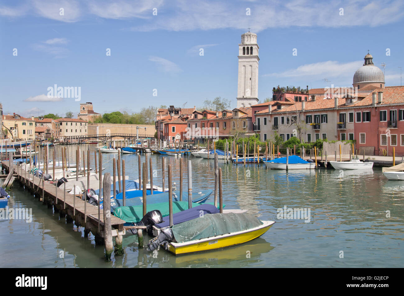 Canale di San Pietro di Castello Banque D'Images