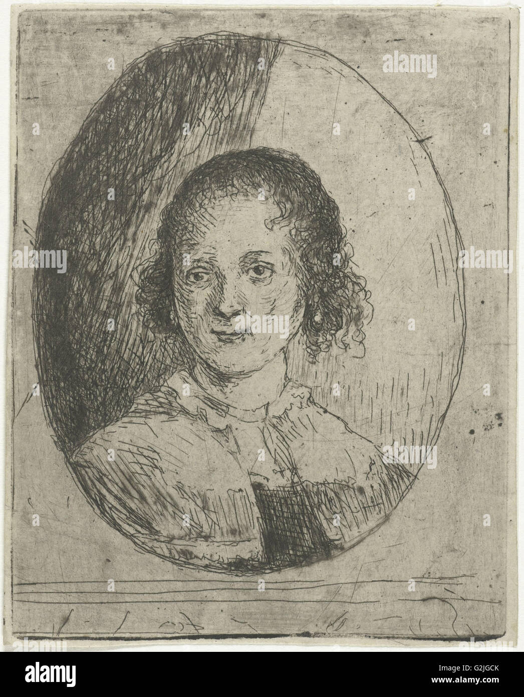 Portrait de Christina Chalon, Chalon, Jan 1748 - 1795 Banque D'Images