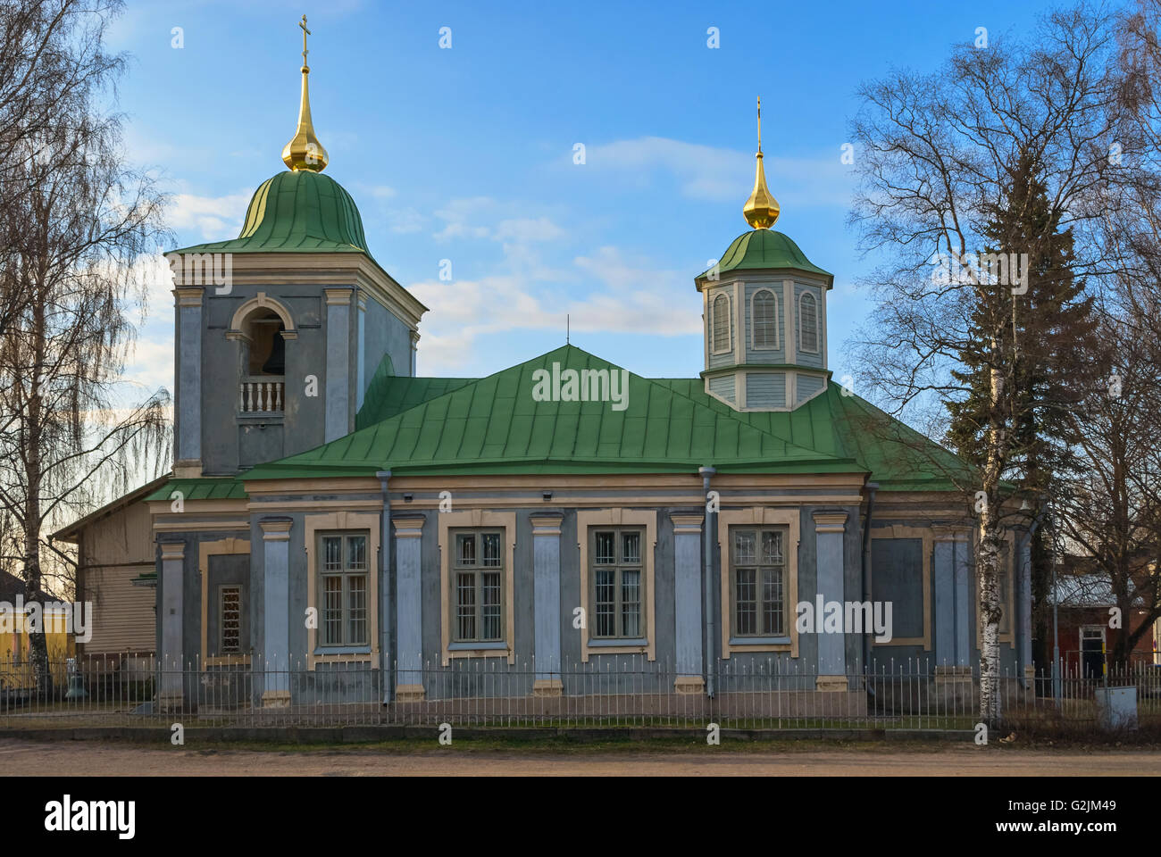 Église Pokrov efficace est situé dans la forteresse de Lappeenranta. Il crée en 1785. Banque D'Images