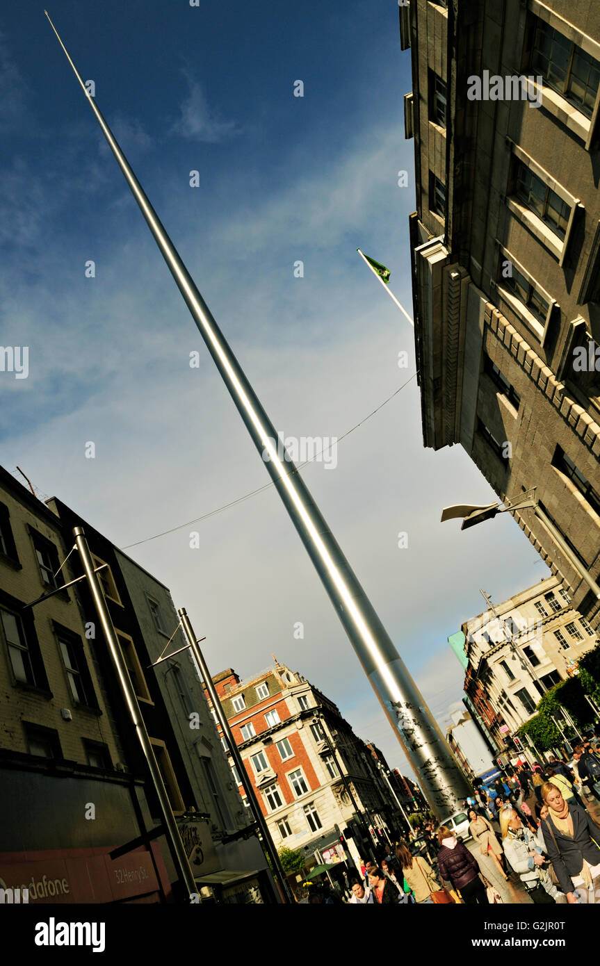 Le Spire de Dublin (Monument de la lumière), l'Irlande Banque D'Images