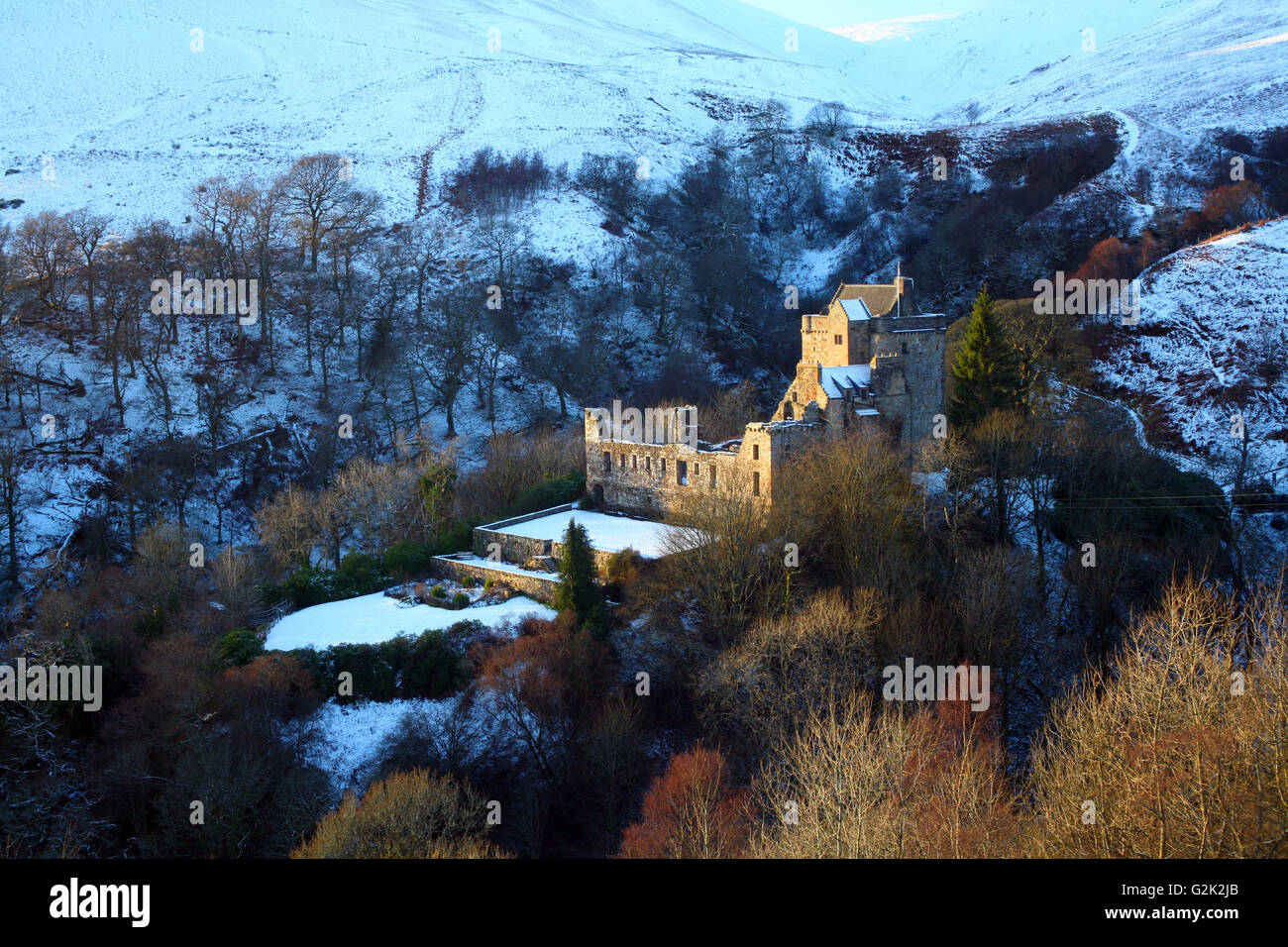 Castle Campbell, Dollar Glen, Stirlingshire, Fife, Scotland Banque D'Images