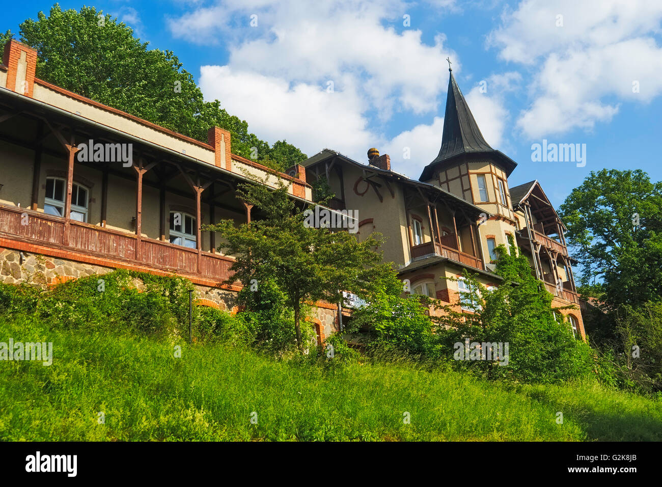 Buckow, Märkische Schweiz, Haus Wilhelmshöhe Banque D'Images
