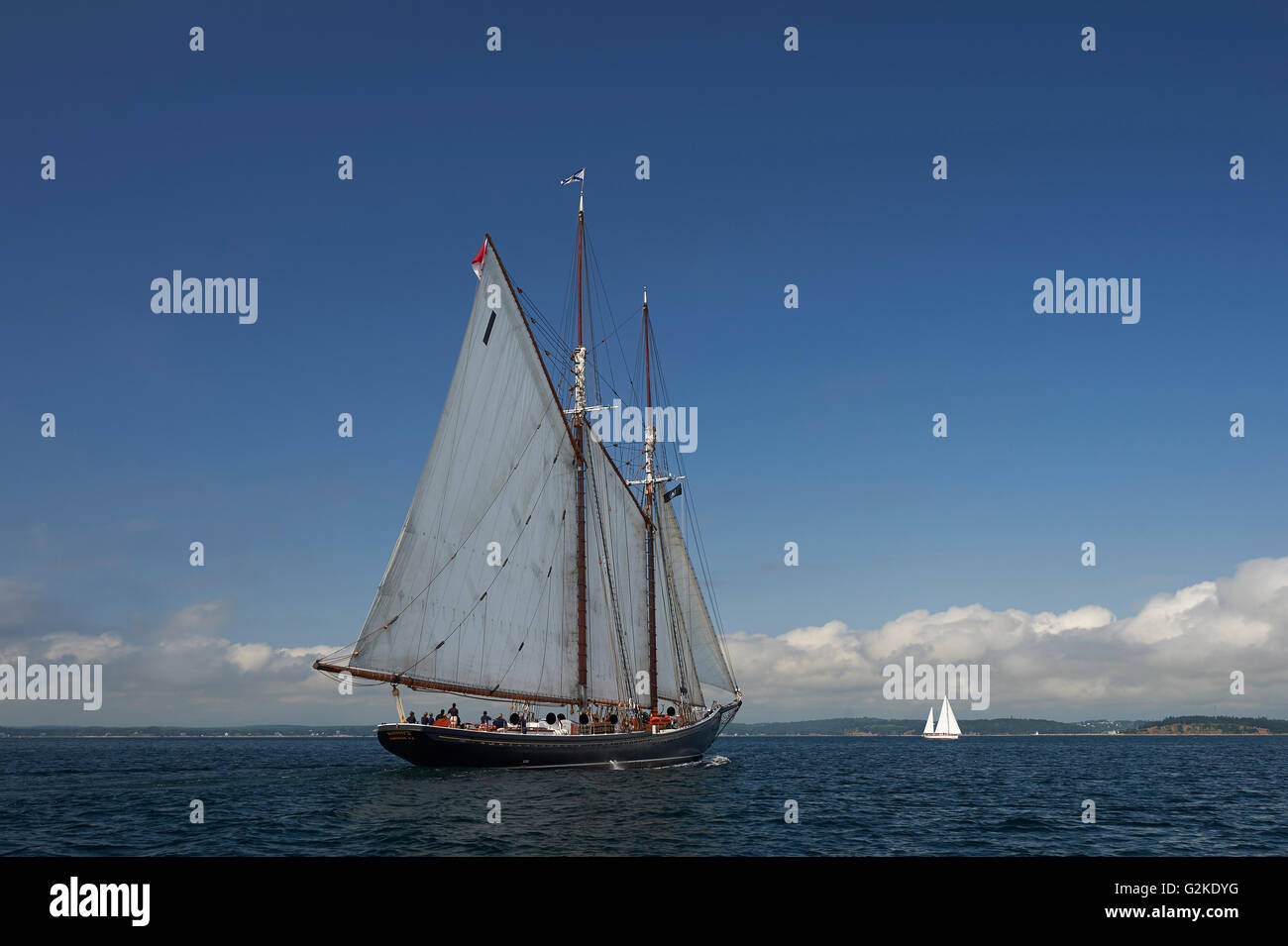 Le Bluenose II, port de Lunenburg, Nova Scotia, Canada Banque D'Images