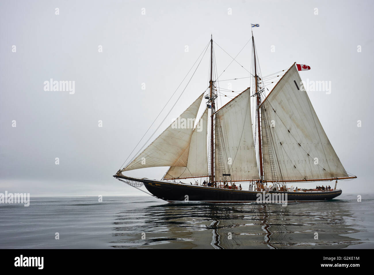 Le Bluenose II, port de Lunenburg, Nova Scotia, Canada Banque D'Images