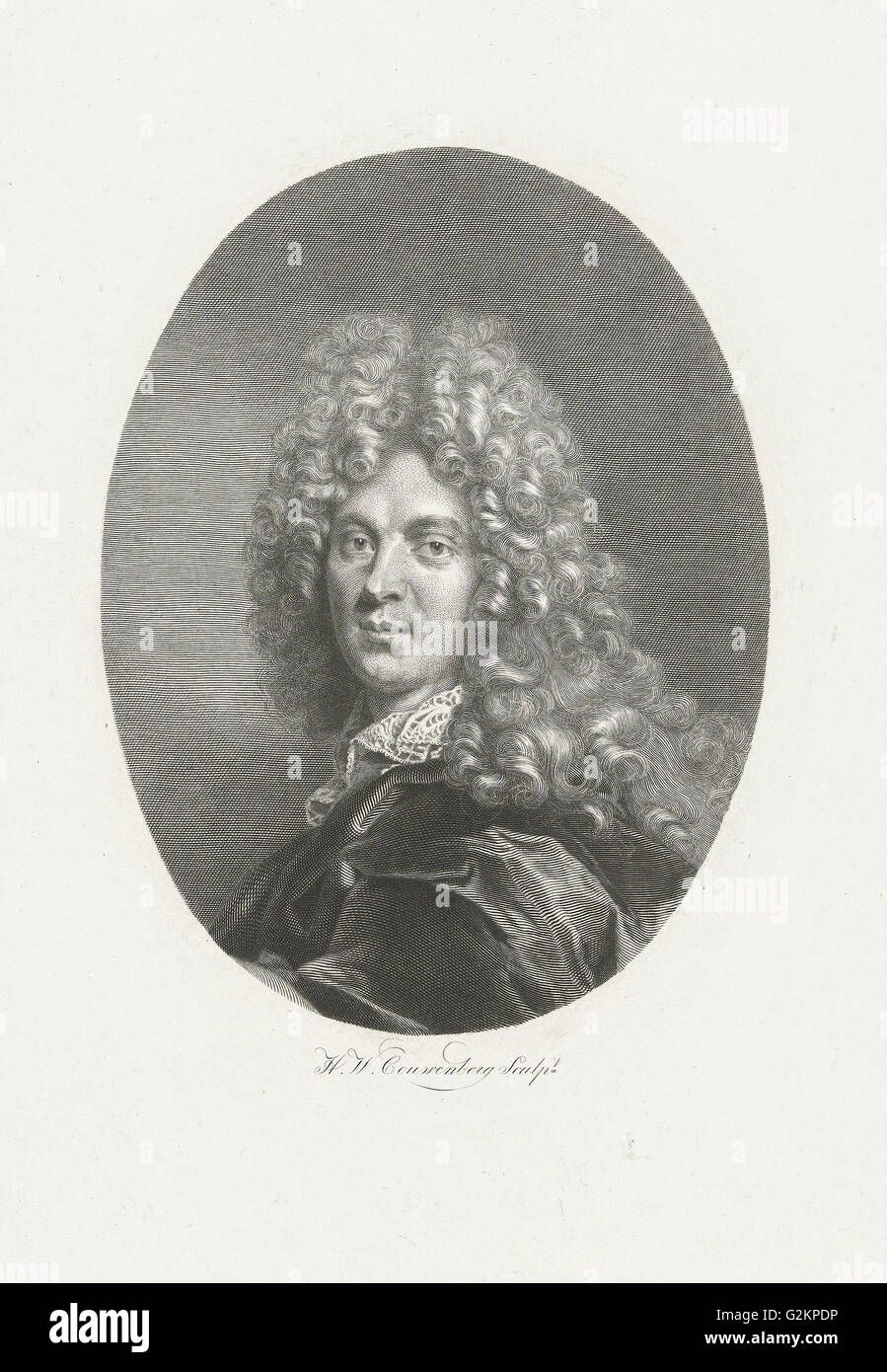 Portrait de Pierre-Vincent Bertin, Henricus Wilhelmus Couwenberg, 1829 - 1845 Banque D'Images