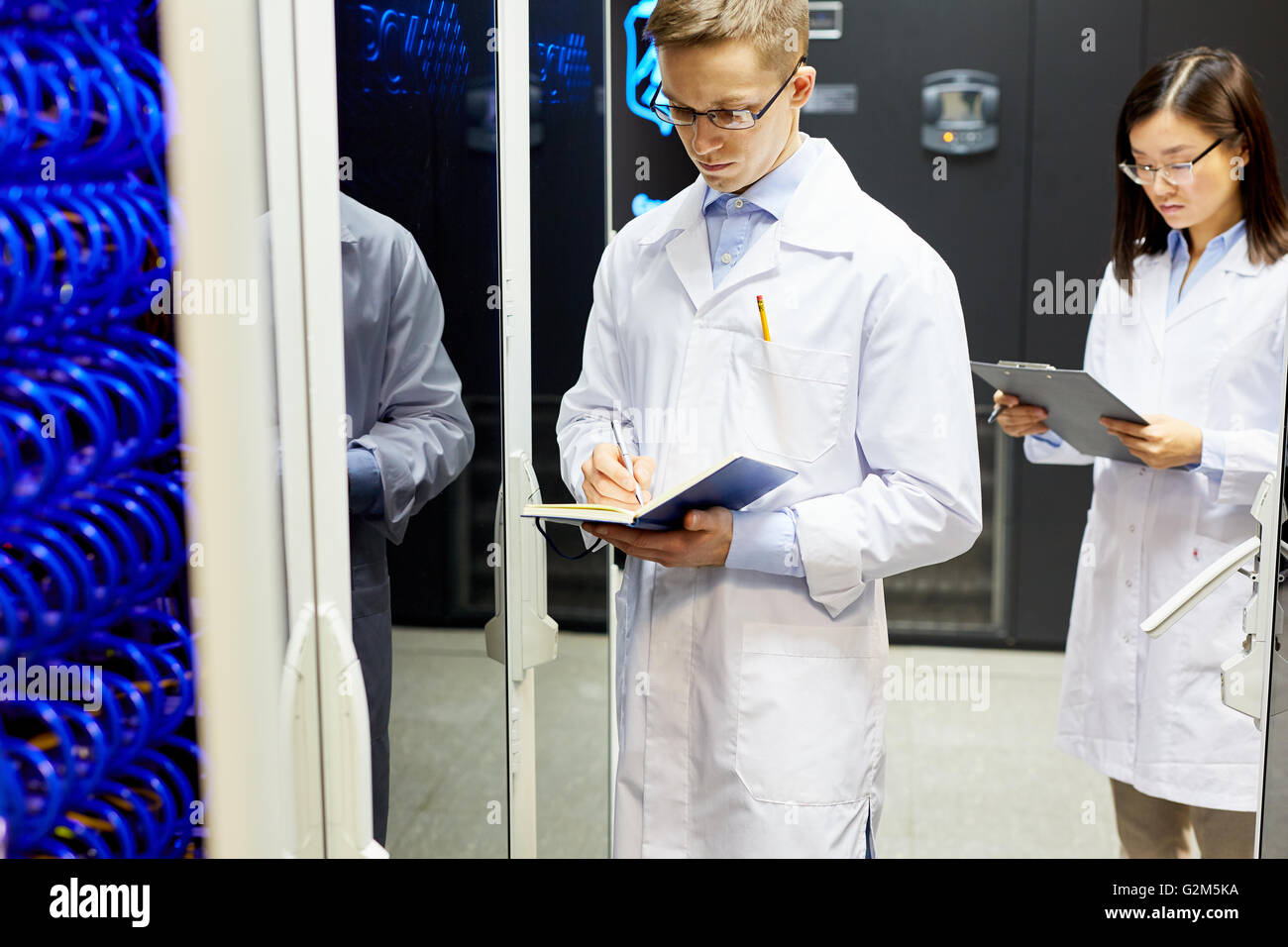 Recherches au travail Banque D'Images