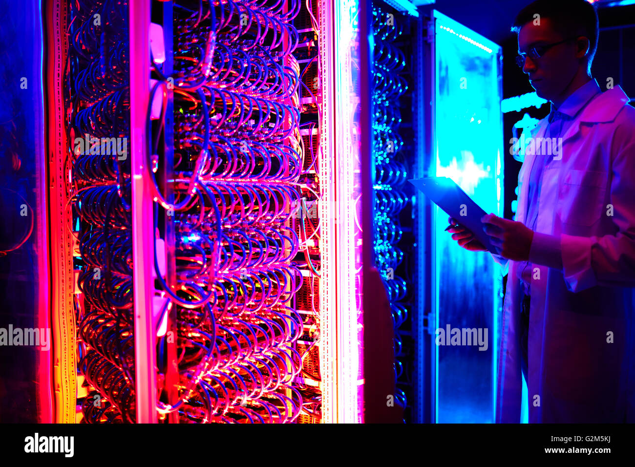 Système de stockage de données par l'ingénieur Banque D'Images