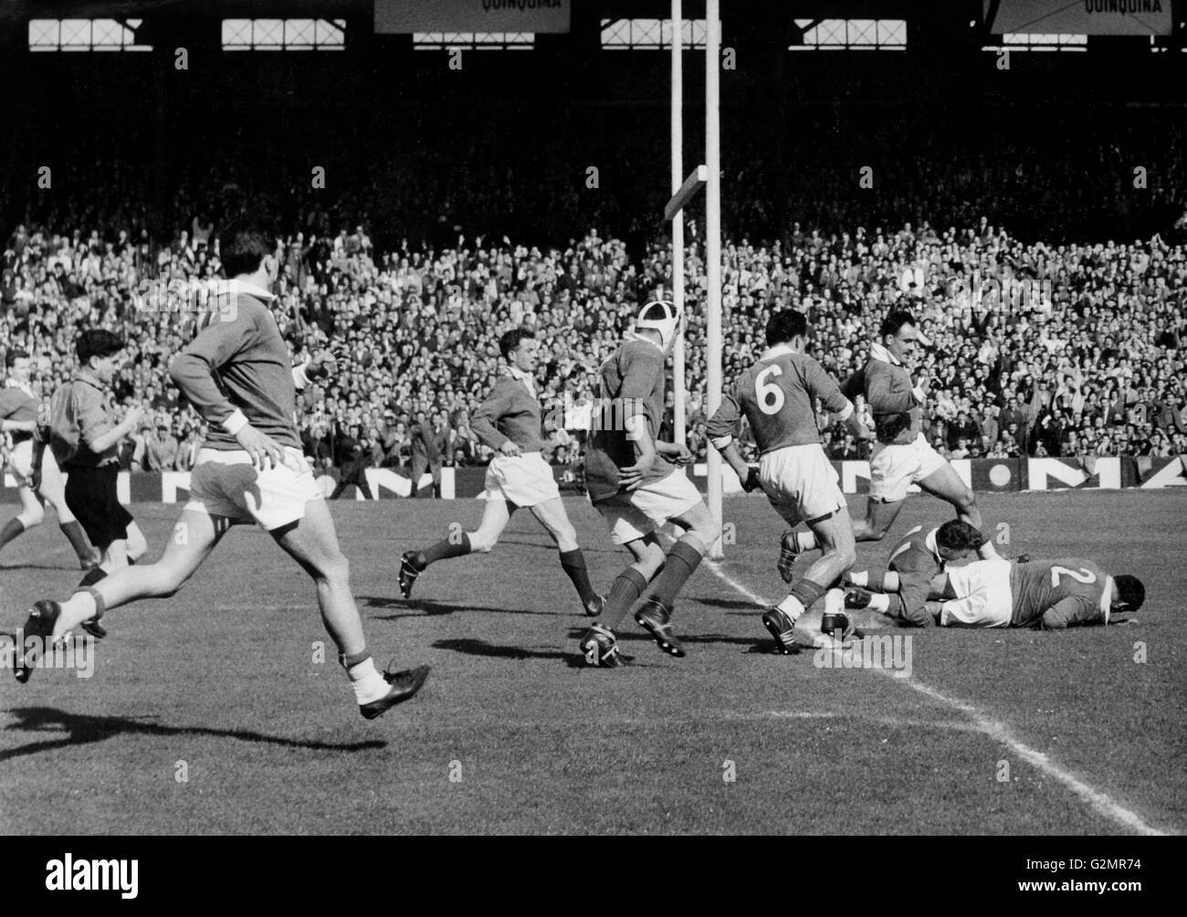 Tirage Argentique Rugby France-Irlande – Colombes, Circa 1930, 13x18 Cm