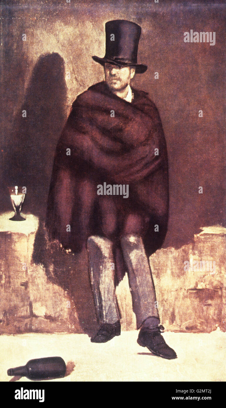 Le buveur dabsinthe Banque de photographies