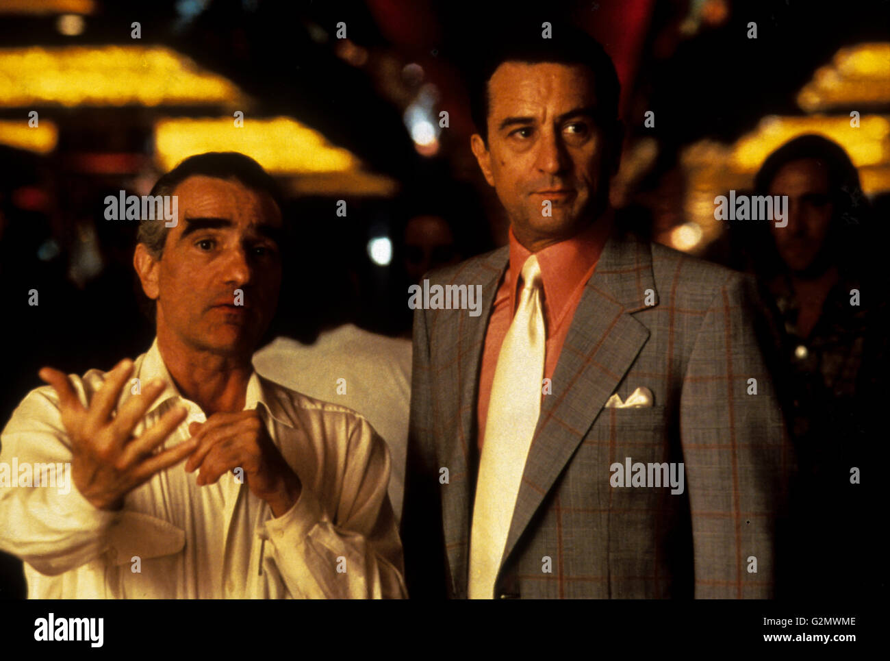 Martin Scorsese,Robert de Niro,Jouer casino Banque D'Images