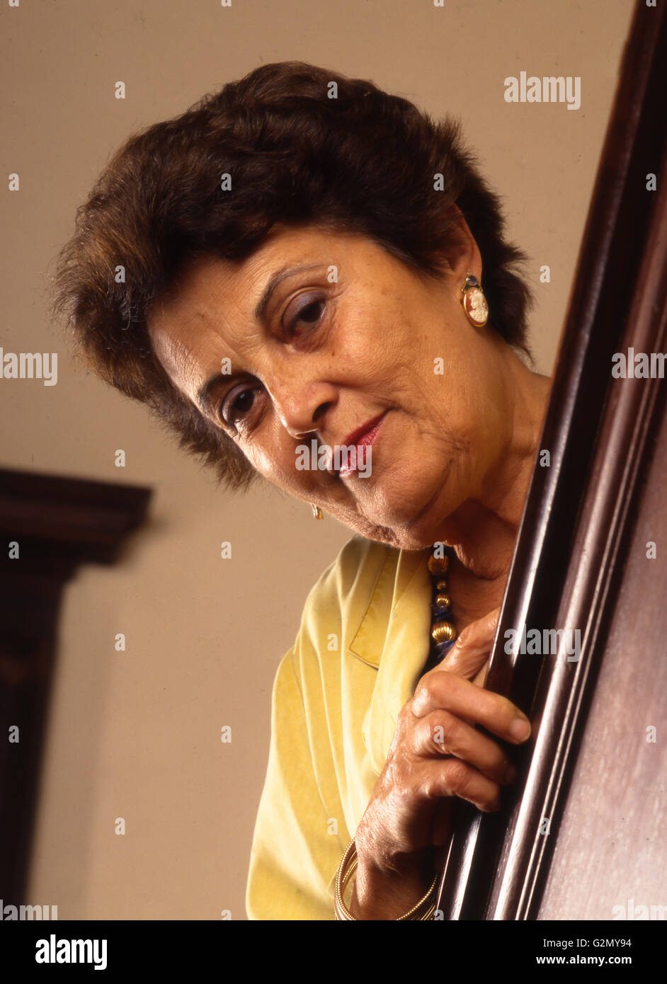 Gina Lagorio,écrivain italien 90's Banque D'Images