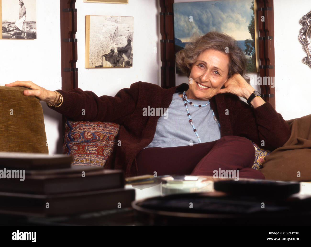 Rosetta loy,écrivain italien 90s Banque D'Images