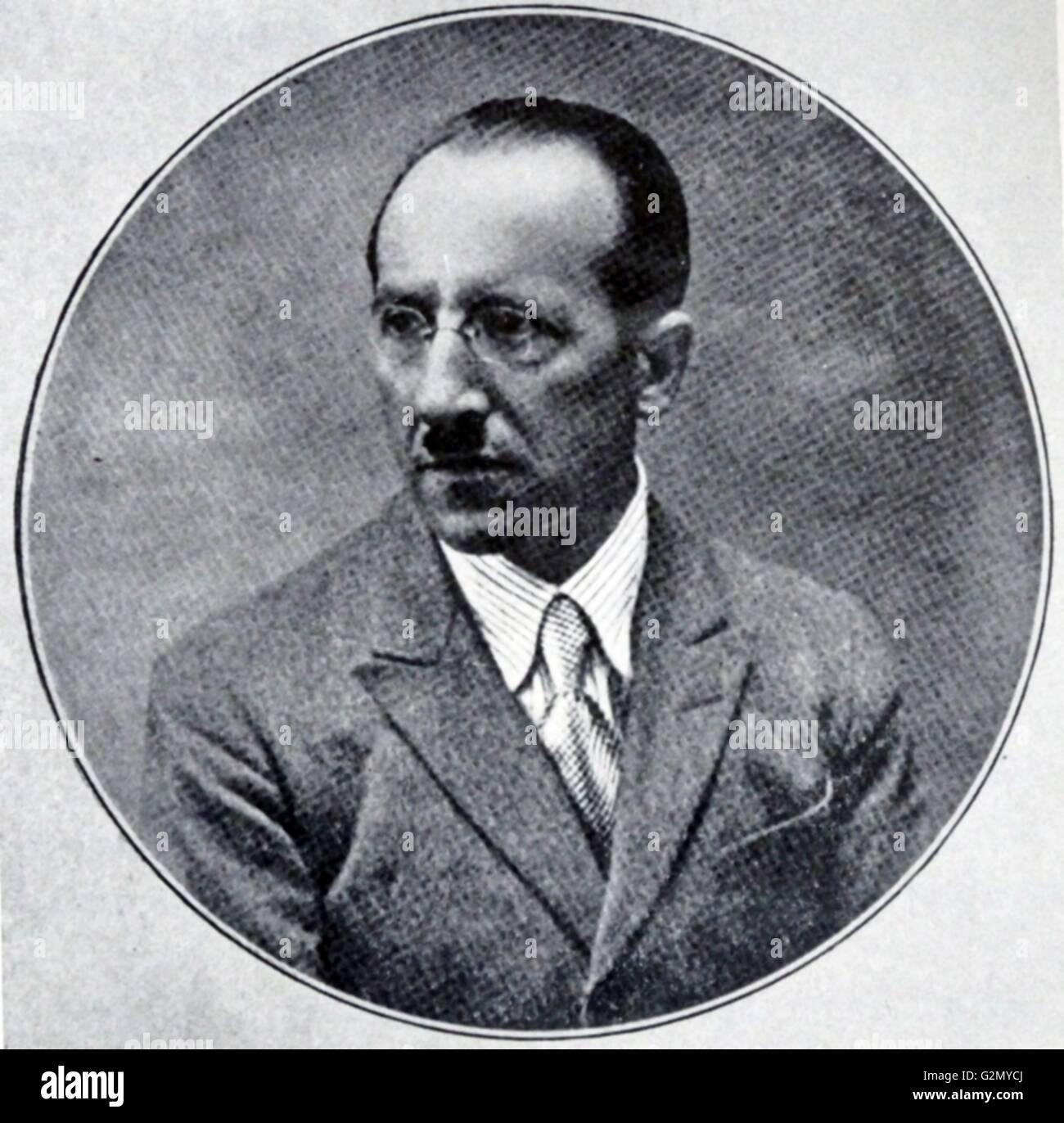 Portrait du célèbre peintre néerlandais Piet Mondrian (7 mars 1872 - 1er février 1944), datée 1915. Banque D'Images