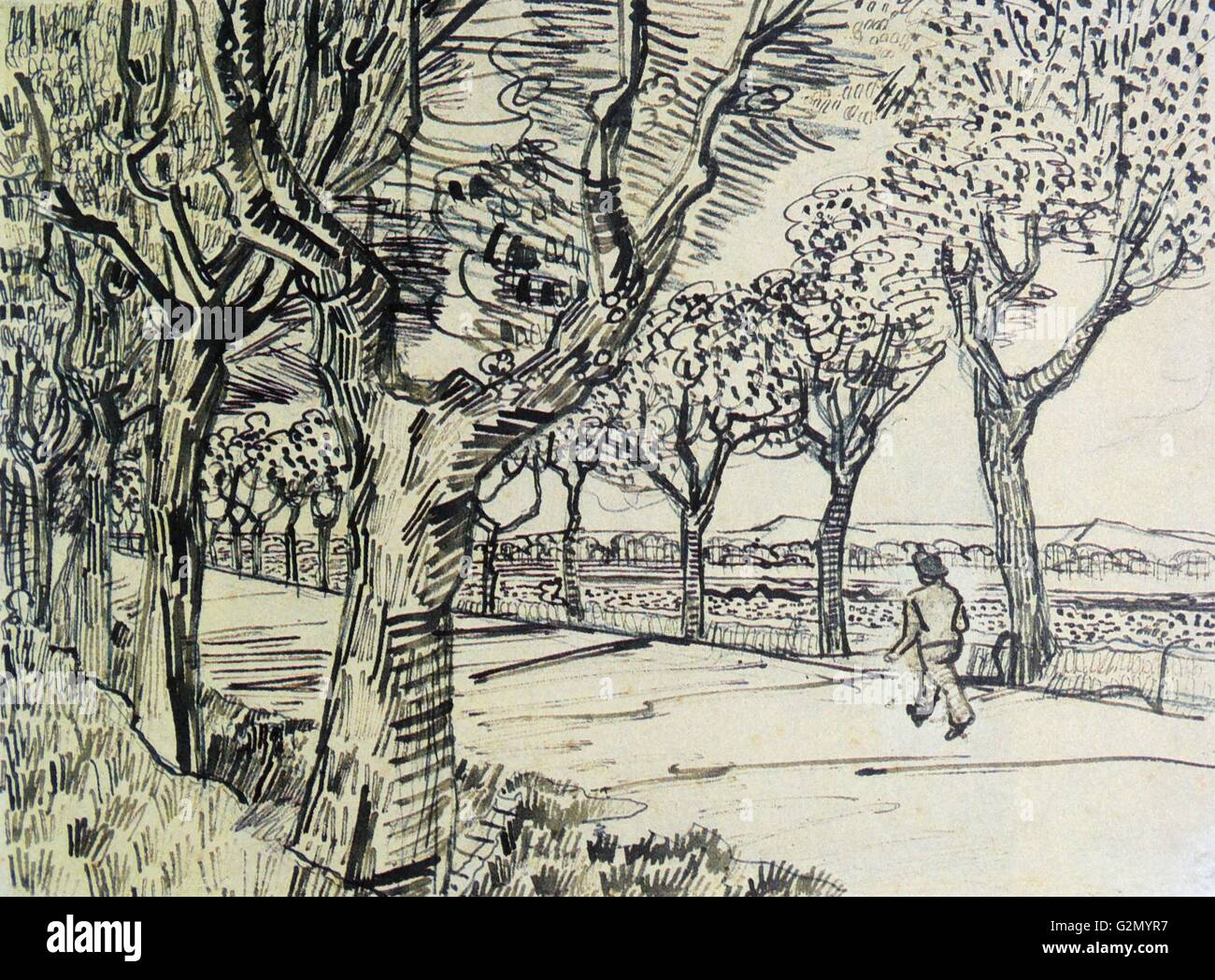 Peinture du célèbre peintre néerlandais Vincent Van Gogh (30 mars 1853