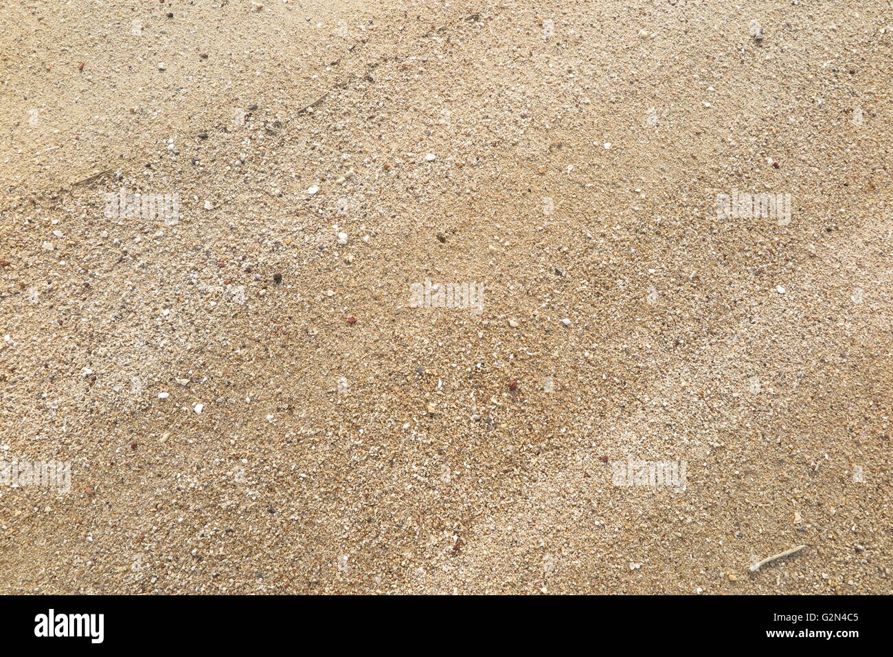 Lignes de texture du sable sur la plage Banque D'Images