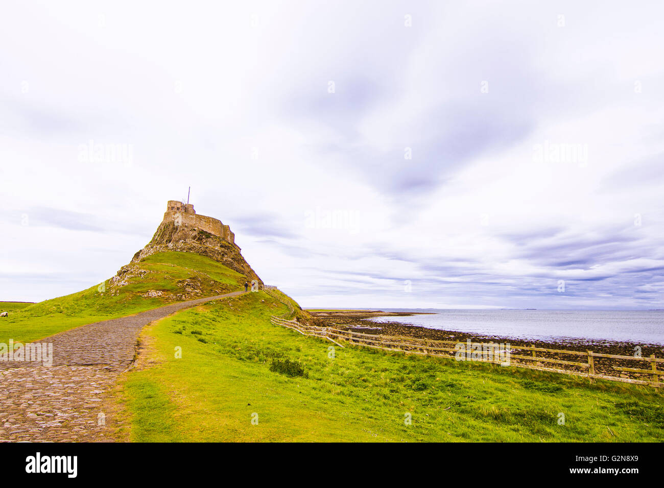 Château de Lindisfarne, Holy Island, Royaume-Uni Banque D'Images