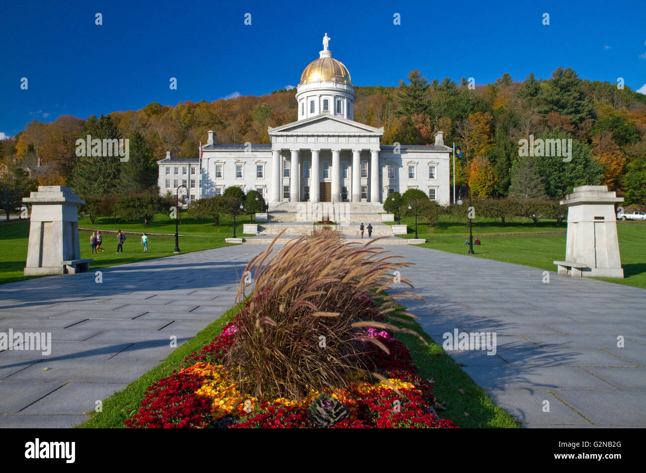 Vermont State House situé à Montpelier, Vermont, USA. Banque D'Images