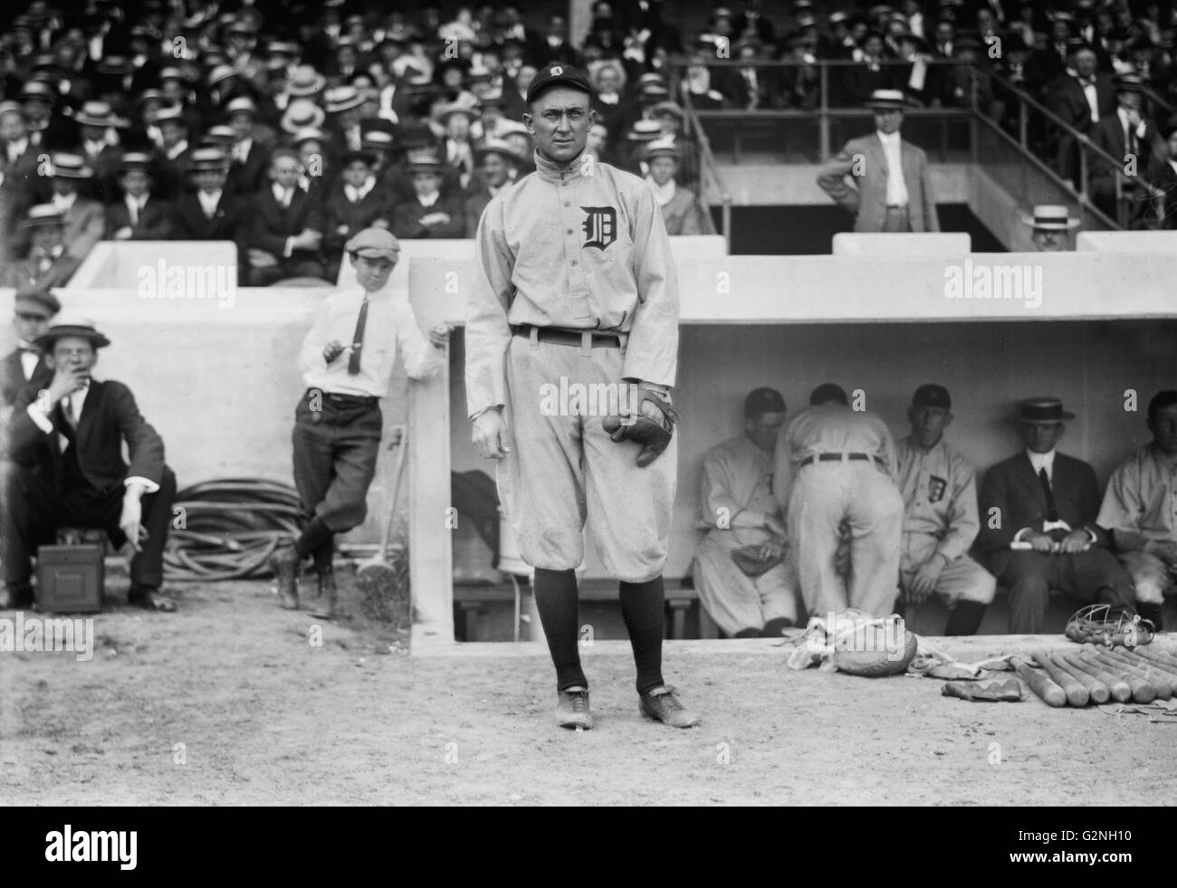 Ty Cobb, Ligue Majeure de Baseball, Portrait, Tigers de Détroit, vers 1913 Banque D'Images