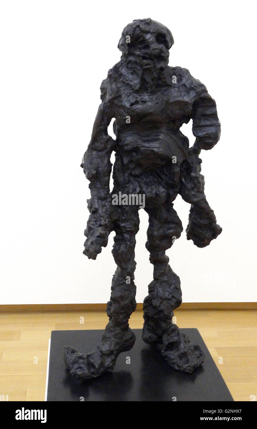 Clam Digger (peint bronze) par Willem de Kooning (1904-1997) Un artiste néerlandais expressionnisme abstrait américain qui est né à Rotterdam, aux Pays-Bas. Banque D'Images