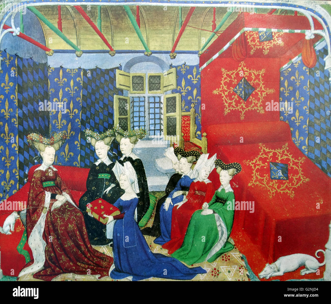 L'illumination de la reine de France, Isabel de Bavière et l'épouse de