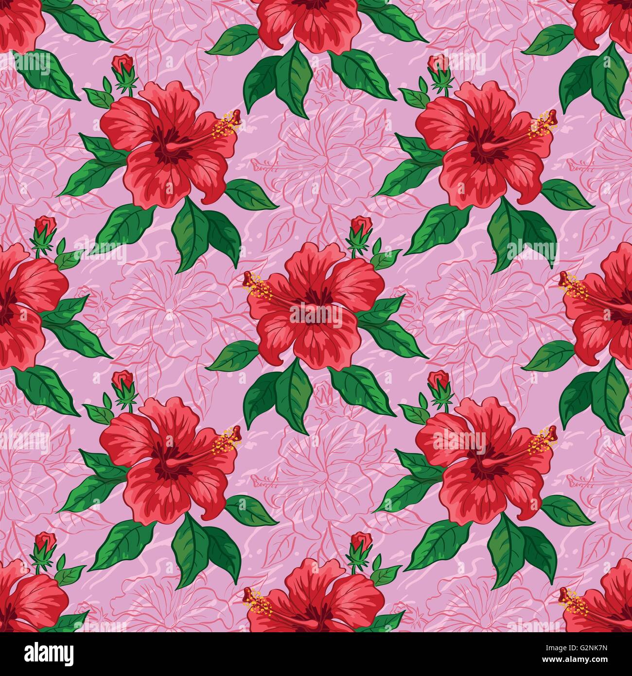 Seamless floral background Illustration de Vecteur
