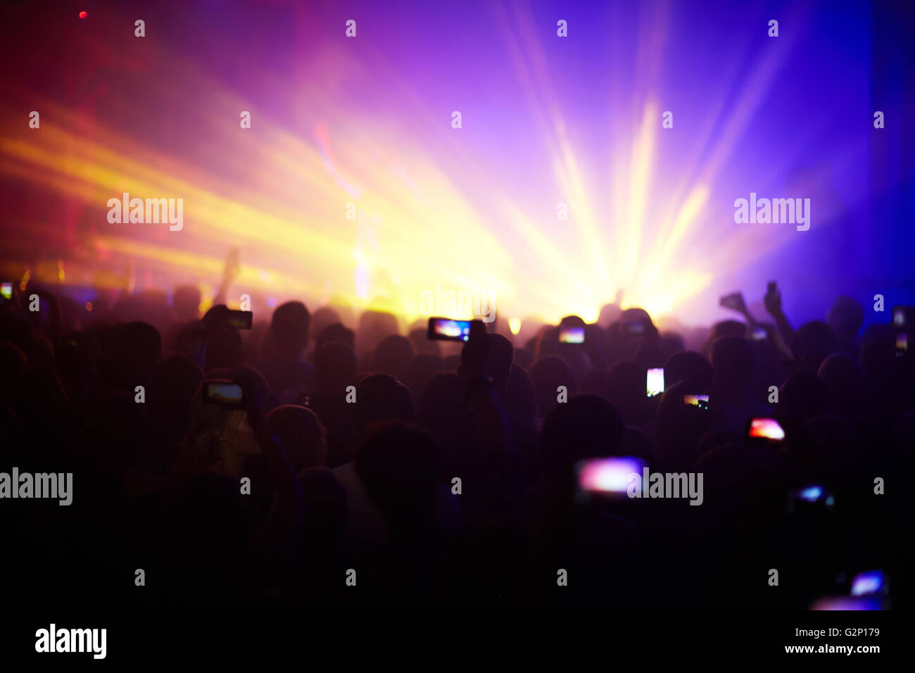 Nos gens au night club Banque D'Images