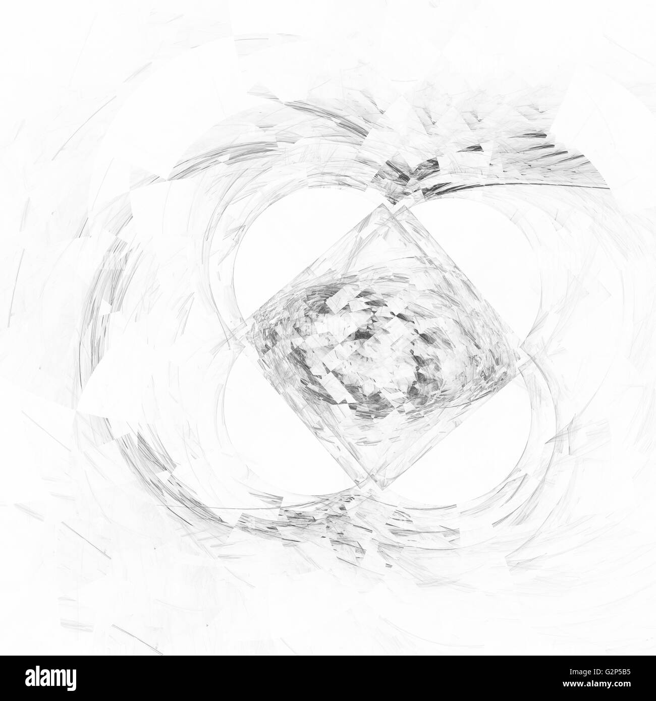 Diamond fractale Banque D'Images