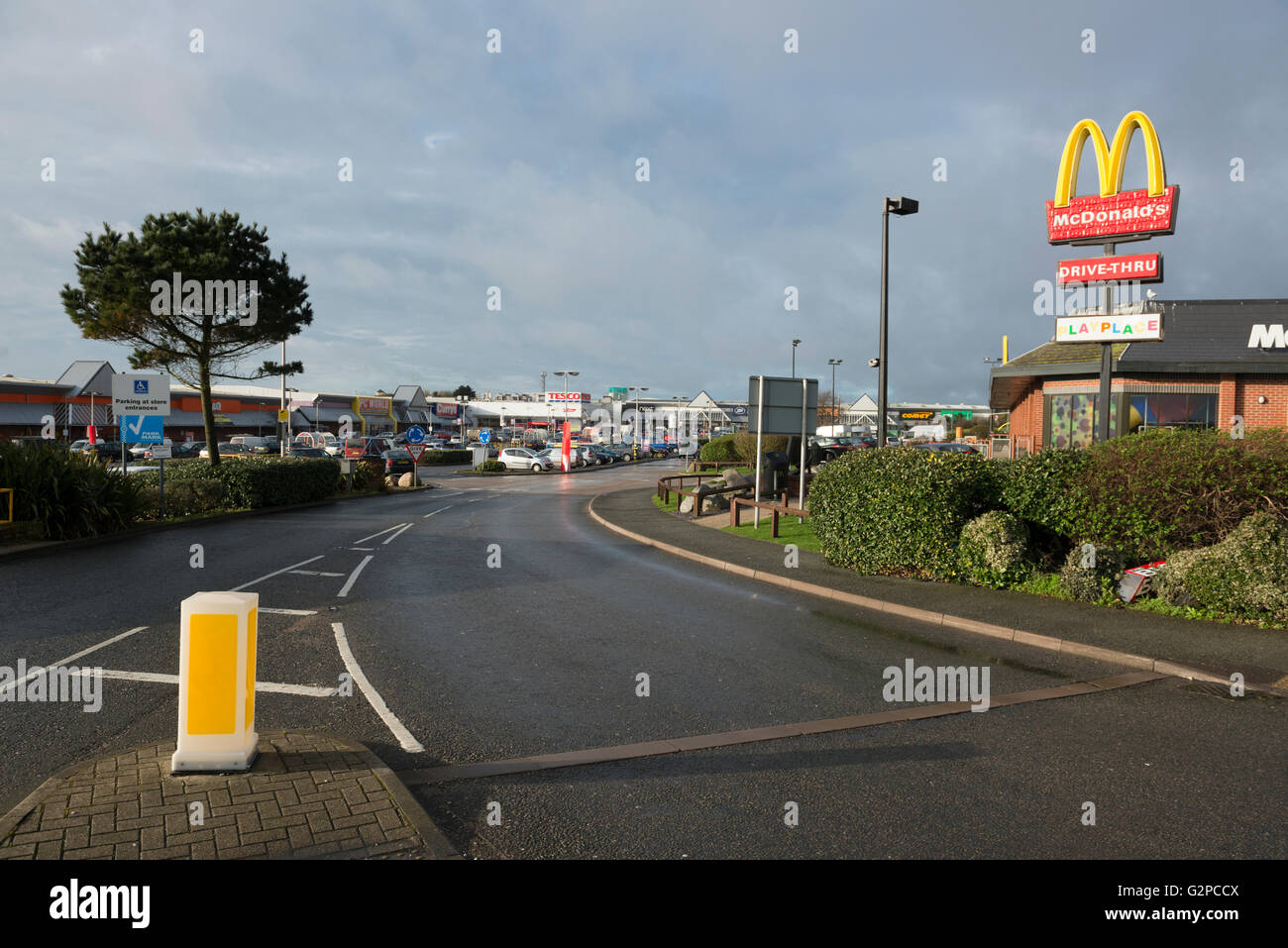 Ravenside Distribution & Parc de loisirs. Bexhill-on-Sea. East Sussex. L'Angleterre. UK. L'Europe Banque D'Images