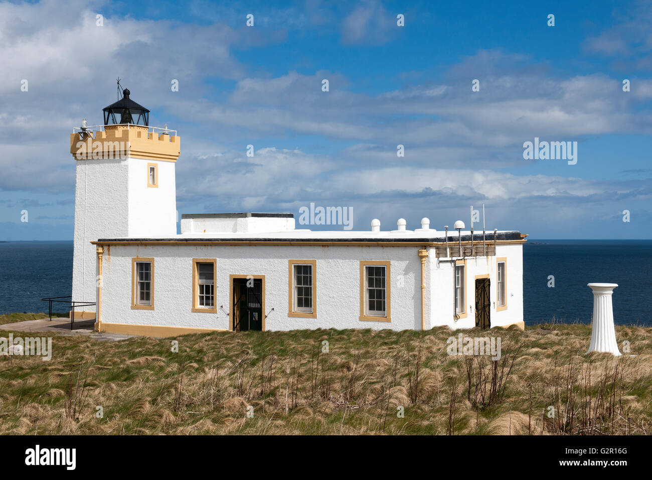 Duncansby Head Lighthouse, Duncansby Head, Caithness, Ecosse, Royaume-Uni. Banque D'Images