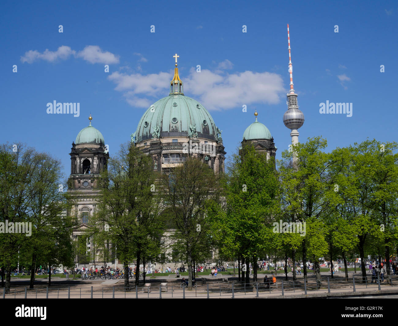 Berliner Dom -de la cathédrale de Berlin, Berlin, Germany, Europe Banque D'Images