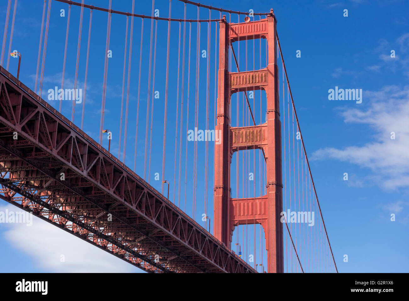 Le Golden Gate Bridge, San Francisco, California, USA Banque D'Images