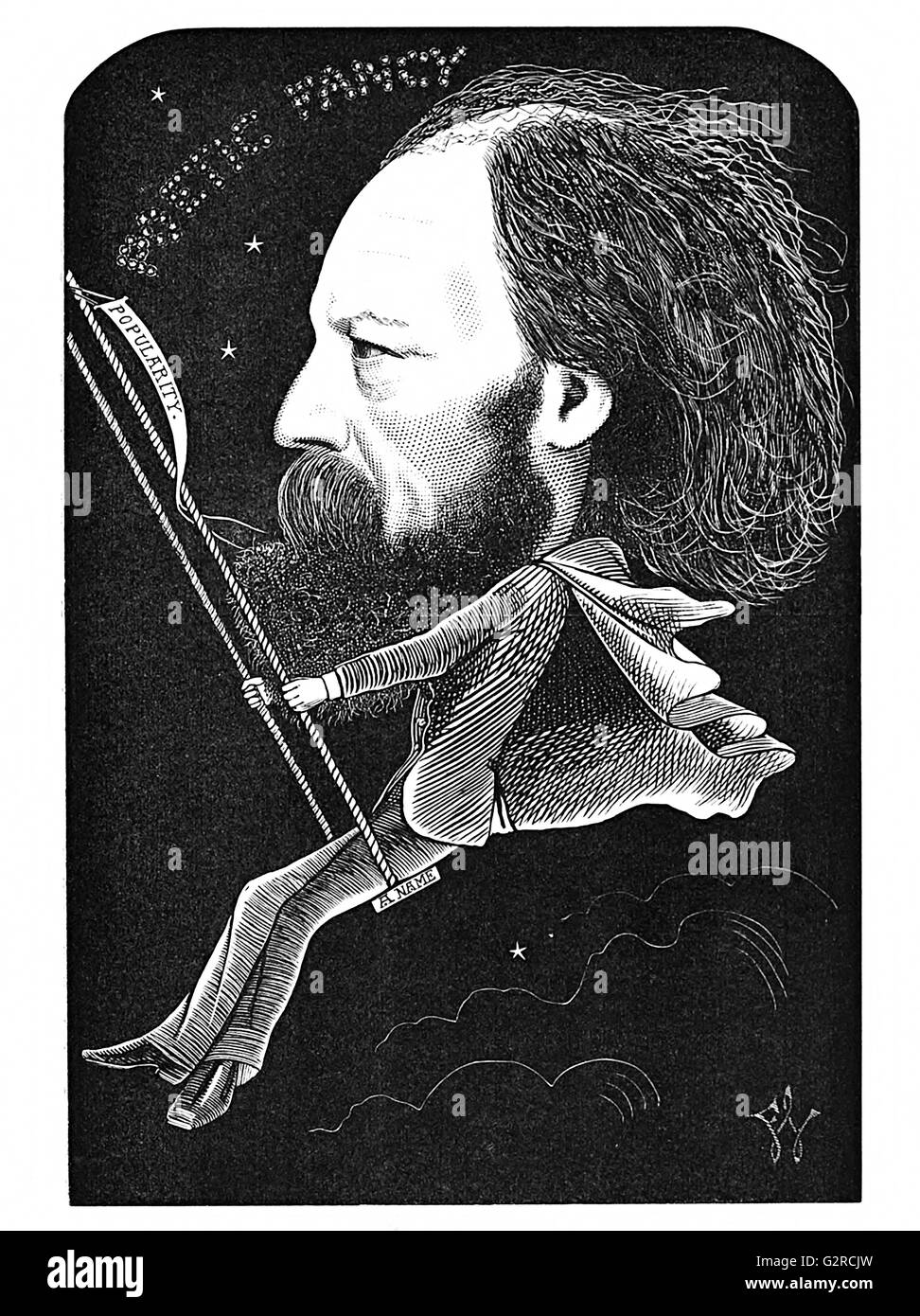 Alfred tennyson 1er baron tennyson Banque de photographies et d’images