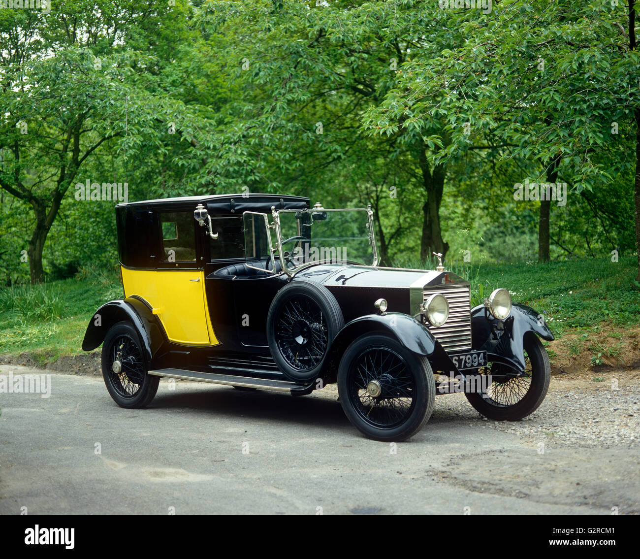 Vintage Rolls Royce, à l'extérieur. Banque D'Images