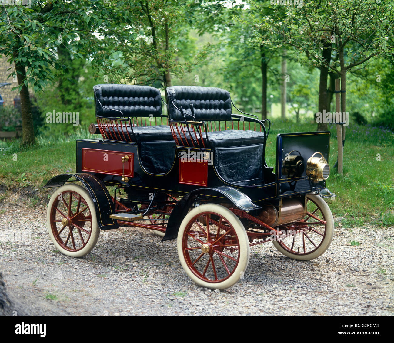 1897 Clothly Steamer 8HP Flash administré par Henry Ford Banque D'Images