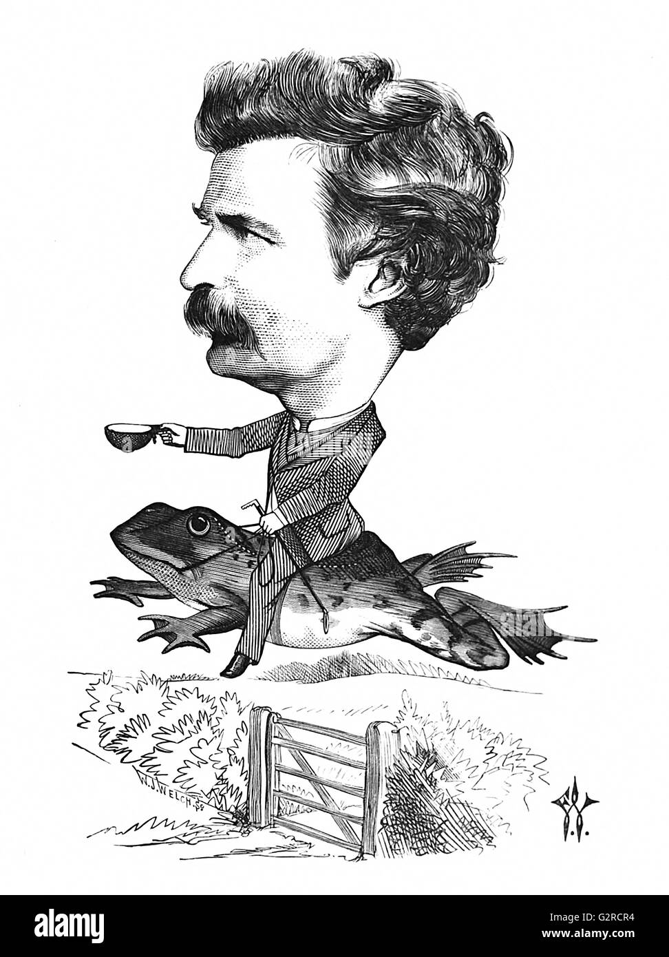 Mark Twain Banque D'Images