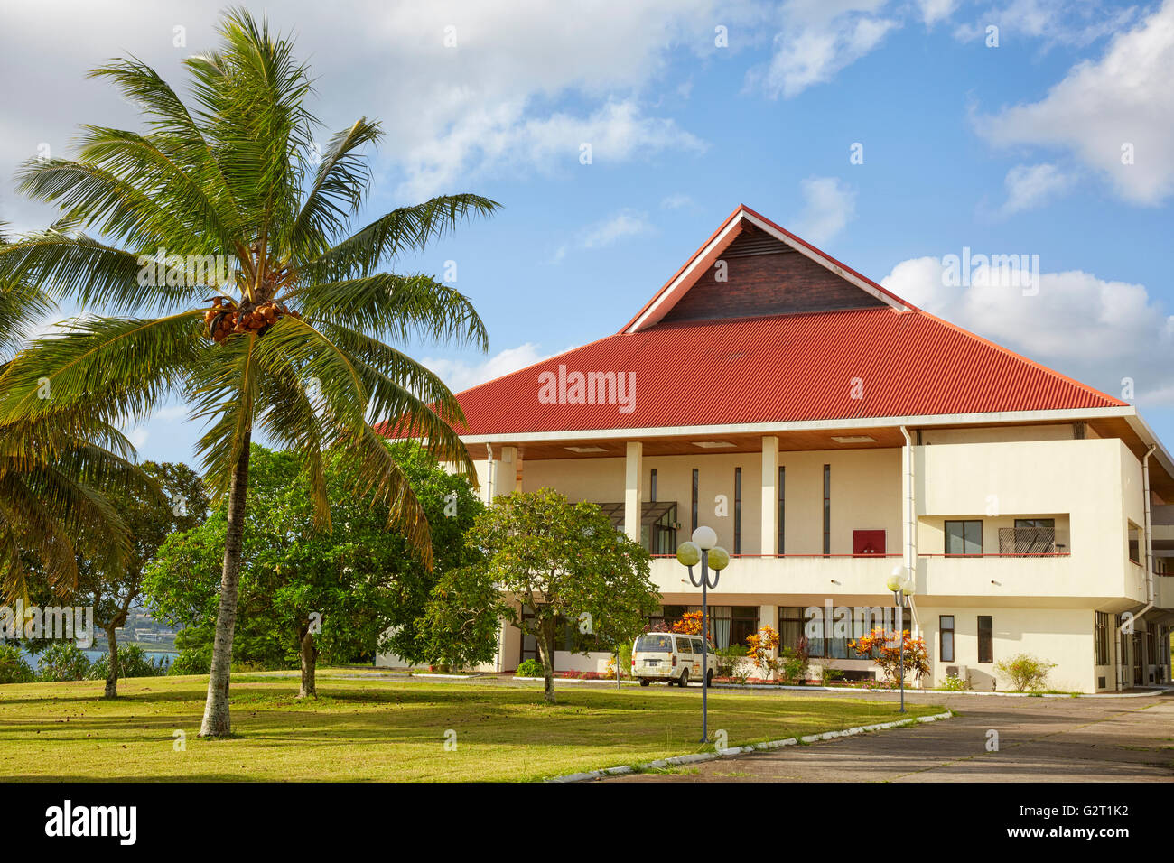 La Maison du Parlement, Port Vila, l'île d'Efate, Vanuatu Banque D'Images