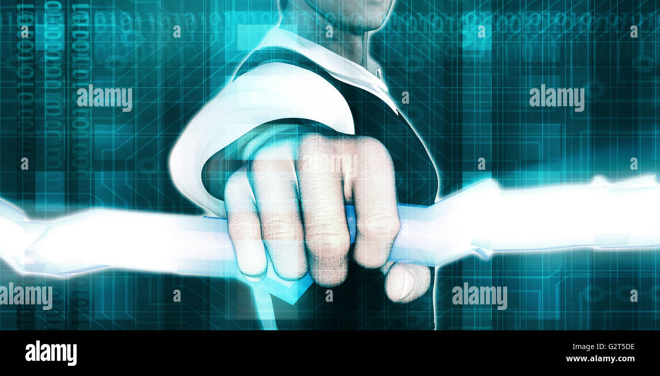 Réseau de communication internationale comme un concept d'entreprise Banque D'Images