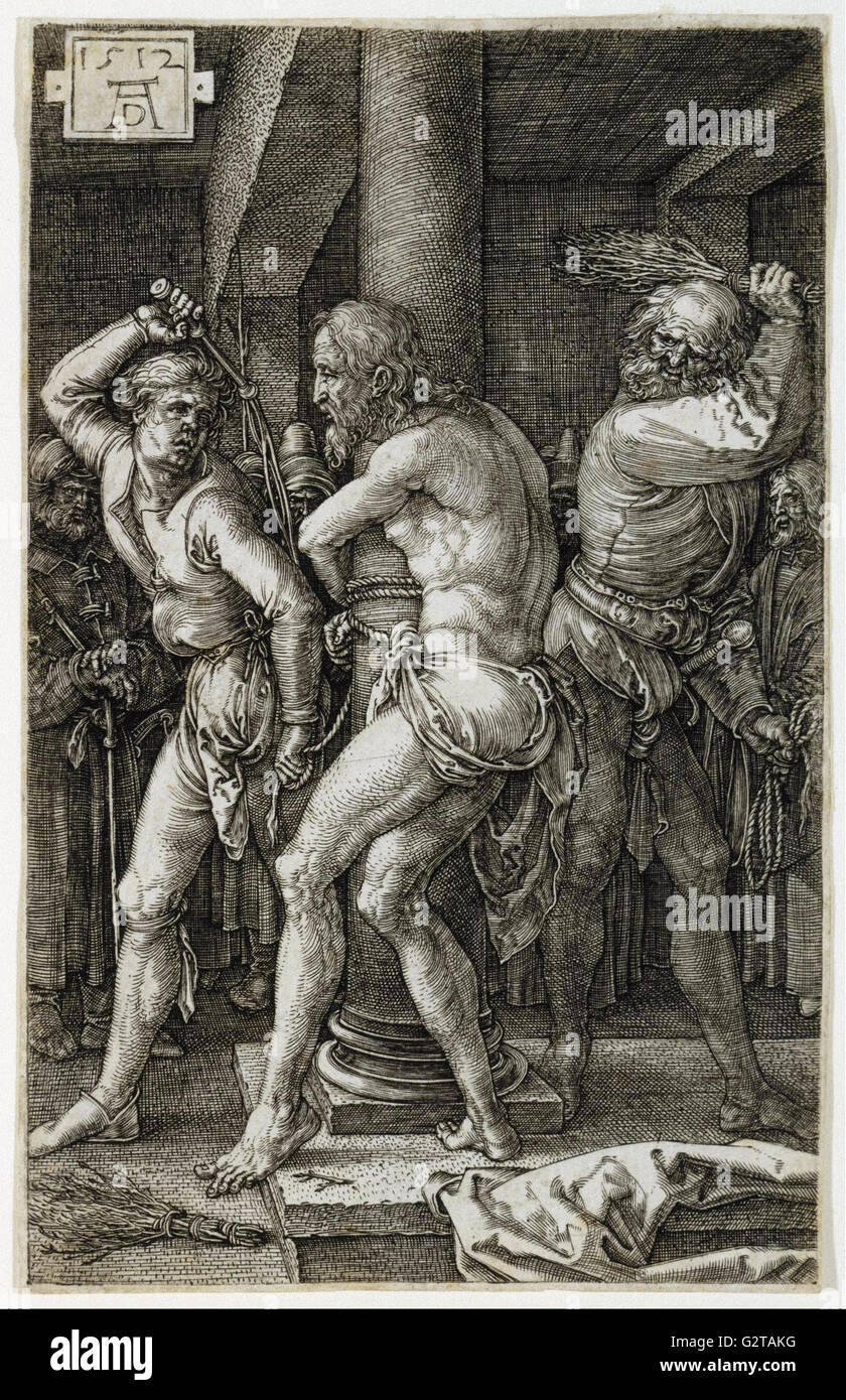 Albrecht durer - la Flagellation - Banque D'Images
