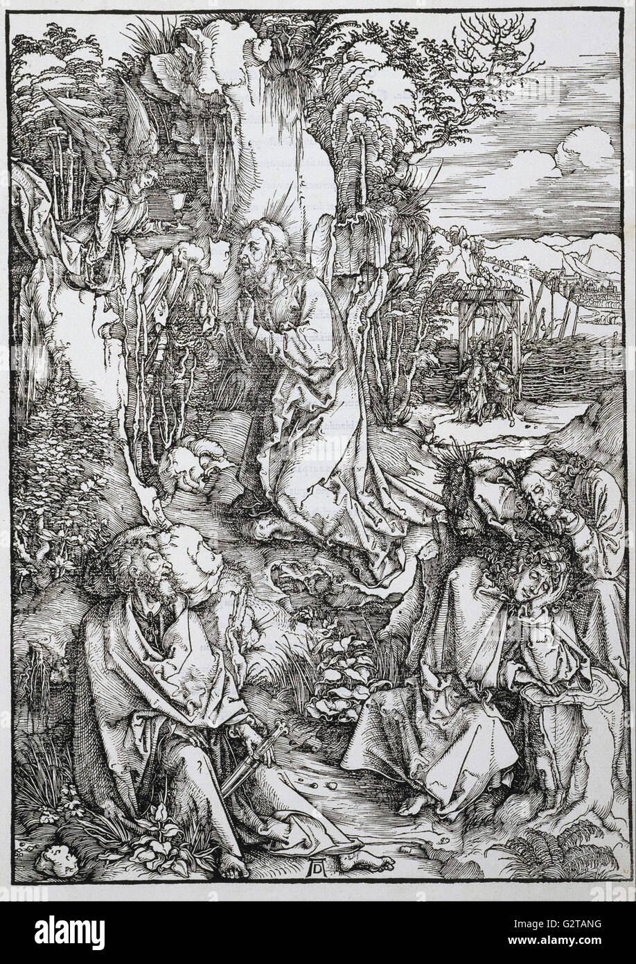 Albrecht durer - l'agonie dans le jardin - Banque D'Images