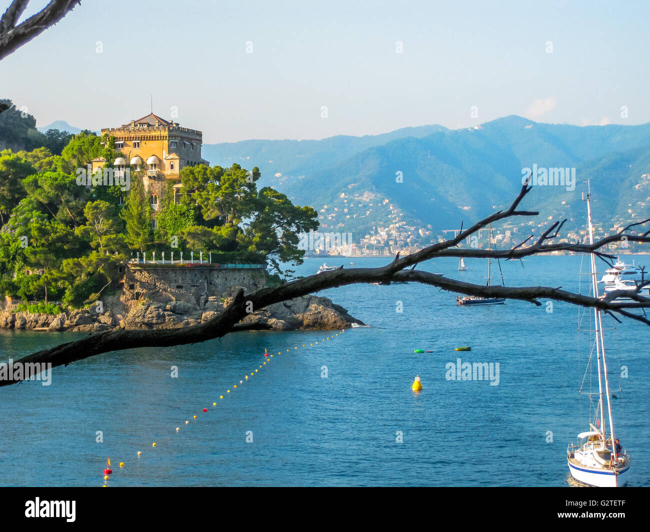 Villa de luxe Portofino Banque D'Images