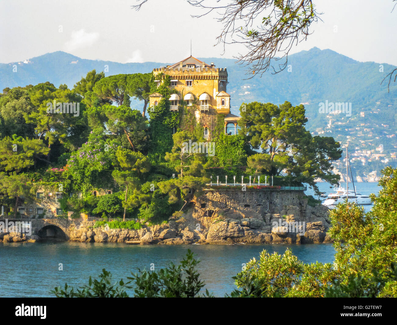 Villa de luxe Portofino Banque D'Images