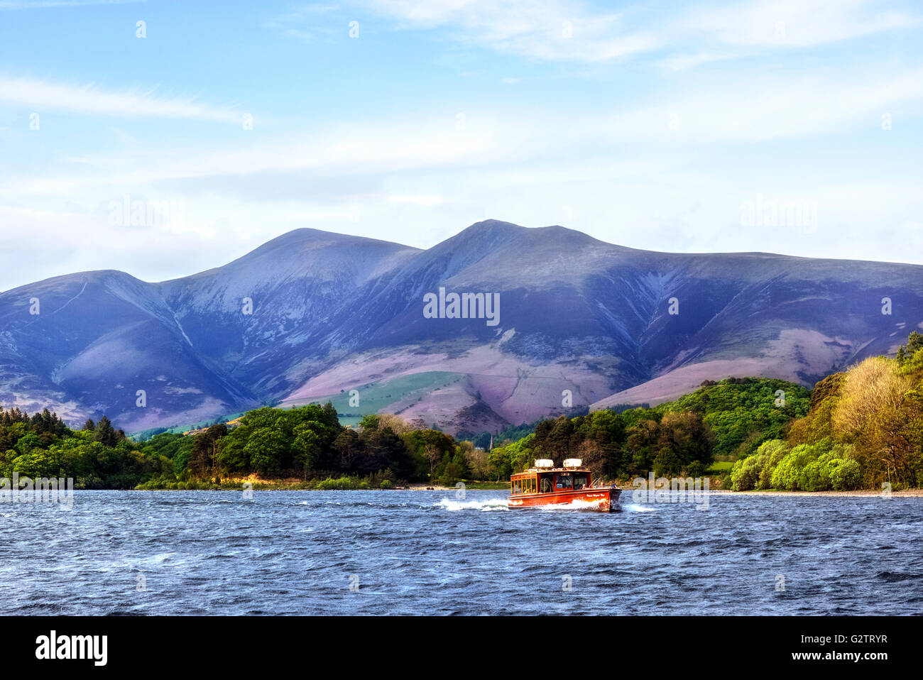 Keswick, Derwentwater, Lake District, Cumbria, England, UK Banque D'Images