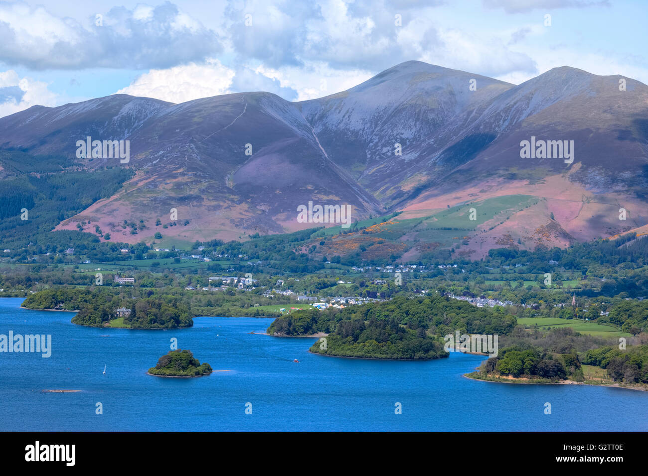 Keswick, Derwentwater, Lake District, Cumbria, England, UK Banque D'Images