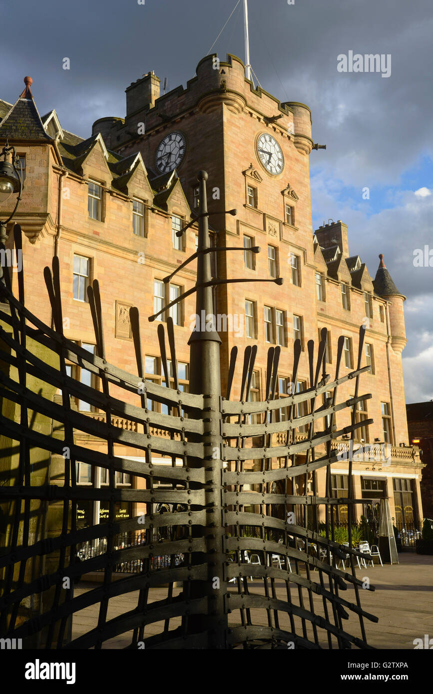 L'Écosse, Édimbourg, Leith, Malmaison Hotel. Banque D'Images